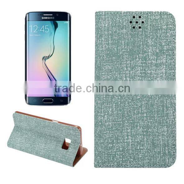 Wholesale Bling Leather Case With Card Slot For Samsung Galaxy S6 Edge