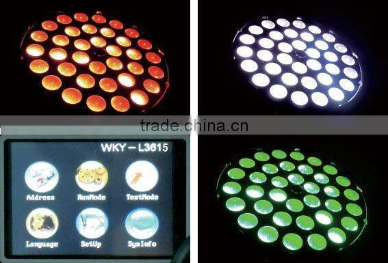 Wedding stage decoration rgbw zoom 36x10w 4in1 led moving head wash light moving beam moving