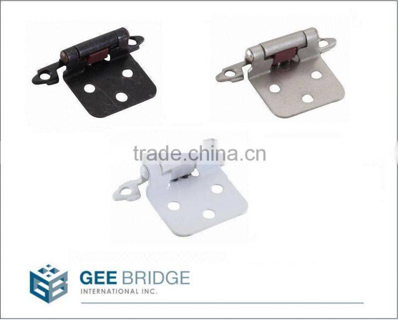 0807032-SPR Steel Traditional Self Closing Face Mount Cabinet Door Hinge