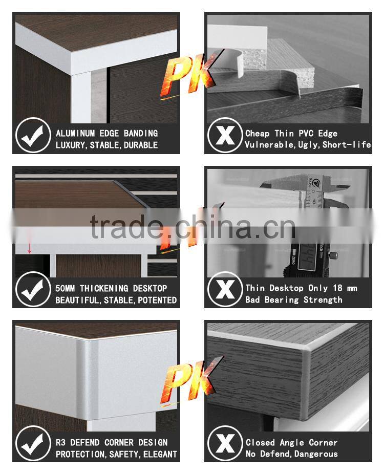 2016 New Boss Series BS-Z2290 Best Selling Top Quality Office Furniture Modern Design Manger/Supervisor Executive Desk