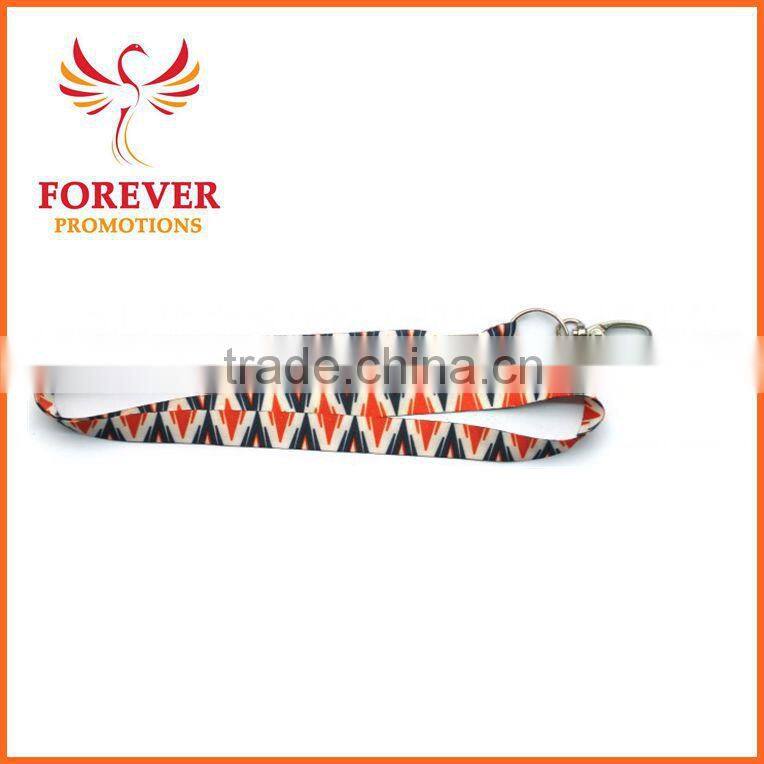 Manufactory 3/8" Polyester Heat Transfer Printing Keychain Neck Lanyard