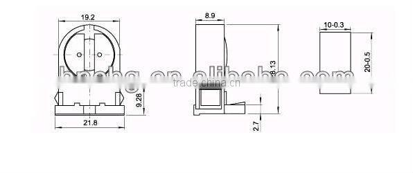 BNCHG T5 T8 lampholder for fluorescent RoHS/S/CQC/ISO9001:2008