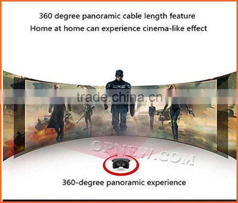 2016 hot selling VR BOX 2.0 Virtual Reality Glasses 3D VR Headsets Helmet with Bluetooth Remote Controller