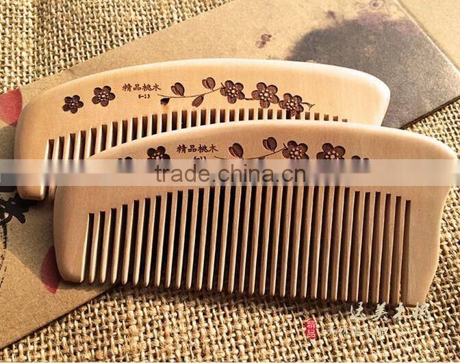 Personalized hair comb wholesale, custom curve handle hot pocket comb