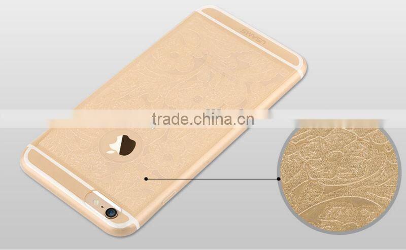 USAMS brand flower tpu case for iphone 6