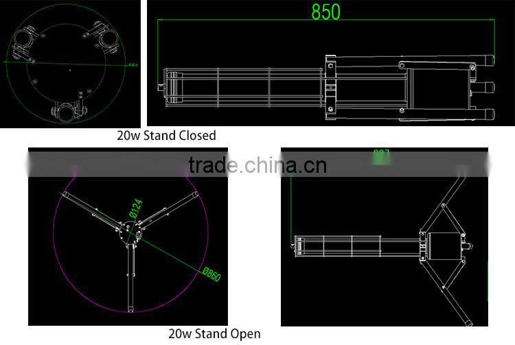 Low consumption practical no blinking outdoor flood light 20w