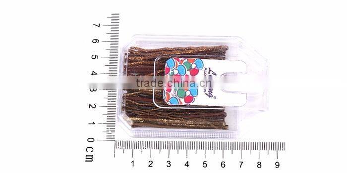 Fashion 5cm 70 pcs Steel + PS bobby pins With plastic box