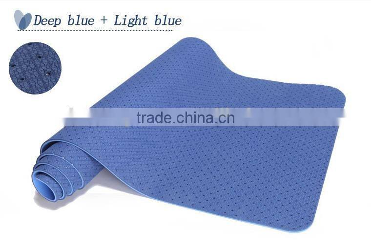 VTPE105 Ningbo Virson Supply Air Hole Tpe Yoga Mat For Exercise