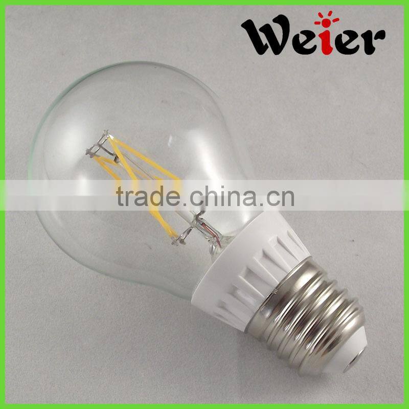 230V/110V 380lm 4w G60 epistar led filament lamp