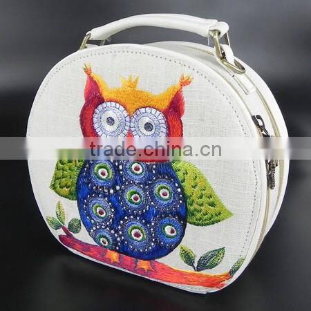 2016 Latest Owl Embroidery Handbag and Messenger bag for Sale