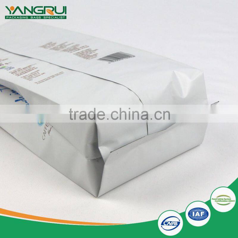 customized food grade side gusset box bottom pouch laminateld food bag