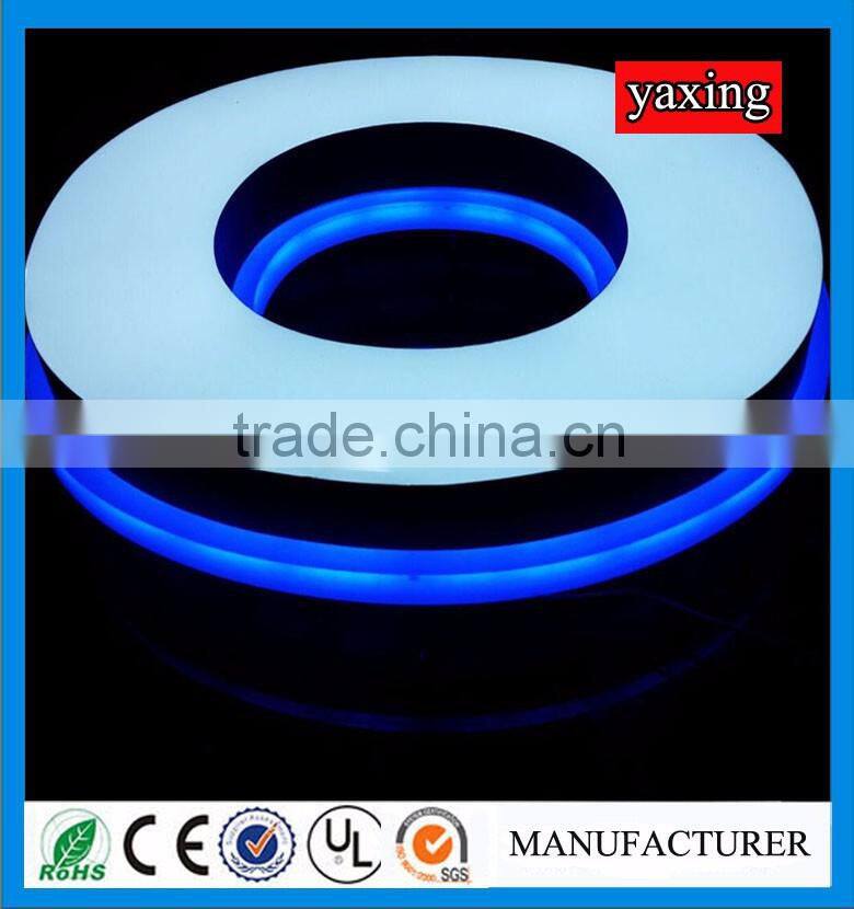 Customized Frontlit & Backlit Outdoor Led 3D Light Epoxy Resin Channel Letter Sign