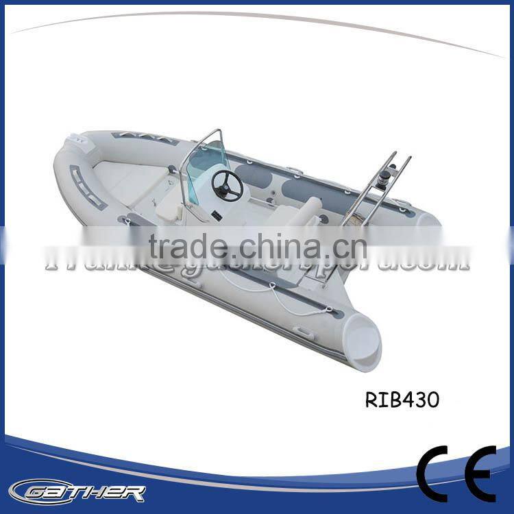Gather New Style PVC Competitive Price inflatable boats dinghy rib