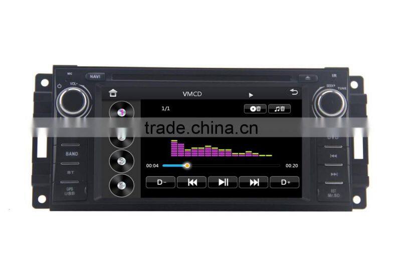 6 inch double din car stereo For JEEP chrysler dodge commander caliber cherokee