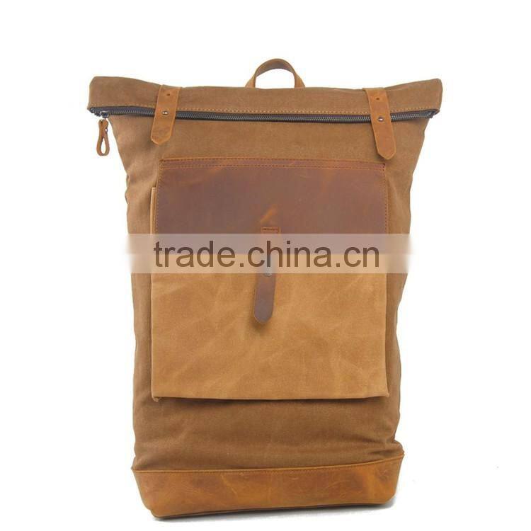 China wholesale RS-104-1 canvas student backpack school bag high school bag