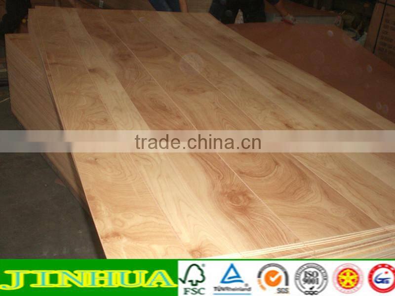 2.7mm grooved random lines paper overlay plywood