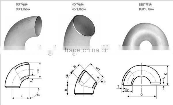 304 316 Stainless Steel Elbow