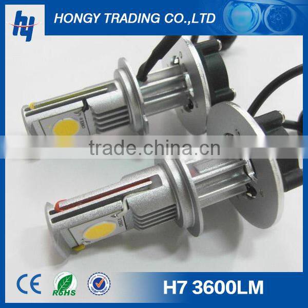 50w 3600lm h4 led headlight
