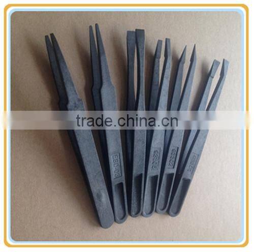 Sliver Stainless Steel ESD Tweezer with Removable Tweezer Head