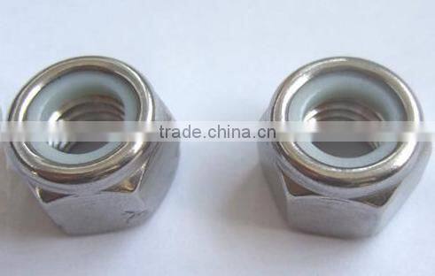 Nylon lock nut unc ,unf Nylon Insert Nuts with DIN985,DIN982 Zinc Plated m6,m8,m10,m12,m14,m16,m18,m20