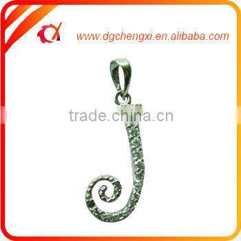 Hot Selling Bling Key-Shaped Crystal Pendant Necklace