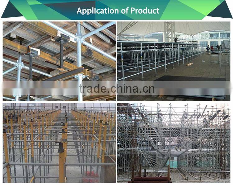 factory steel construction scaffolding adjustable base jack, U Head Screw Jack Base