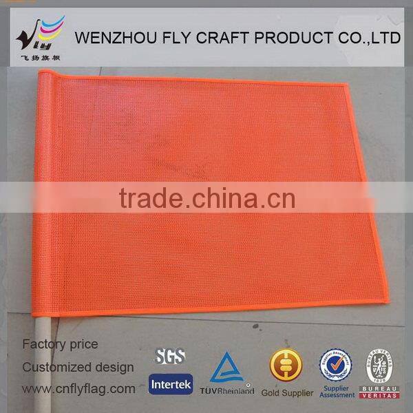 Low price new products pvc orange safety warning flag
