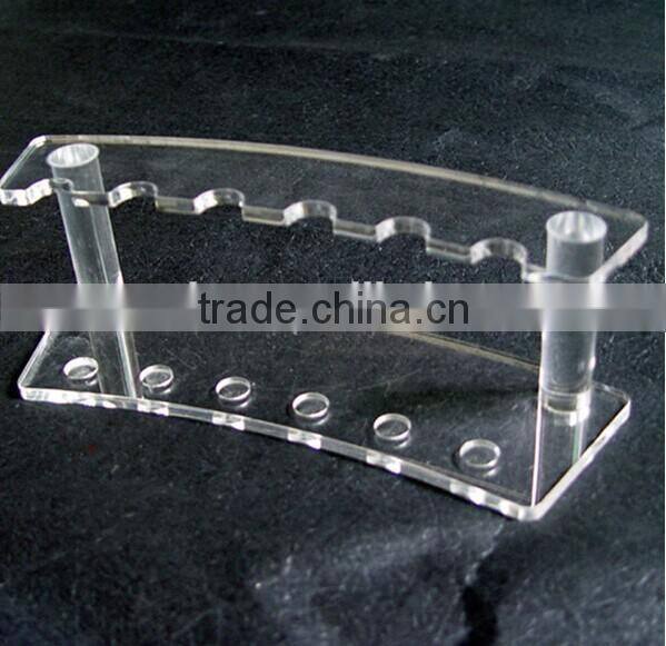 Clear PMMA Pen Holder Pen Display Stand For Student