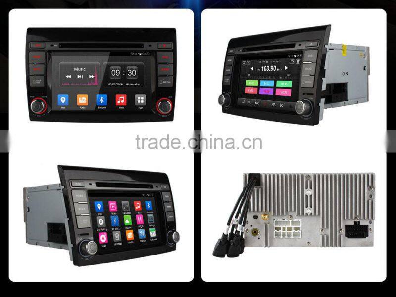 Ownice Quad Core Pure Android 4.4 car headunit placement for Fiat Bravo Built-in Wifi 800*480 CAPACITIVE SCREEN