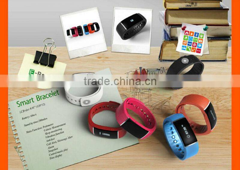 S55 bluetooth bracelet with Pedometer function; smart watch for Smart phone accessories--Bluetooth bracelet