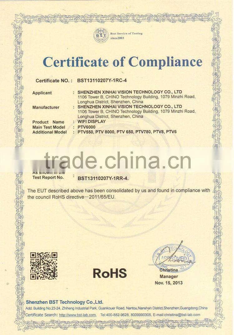 New Model of Car interface Miracast DLNA Airplay HDMI CVBS(AV) output for Android phone