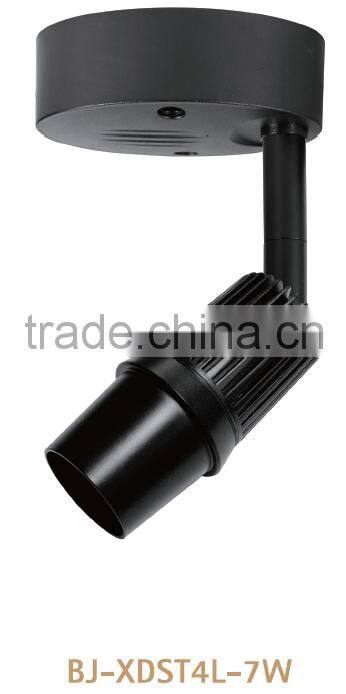 Die-casting Aluminum lamp Body material 7W LED track spot lights