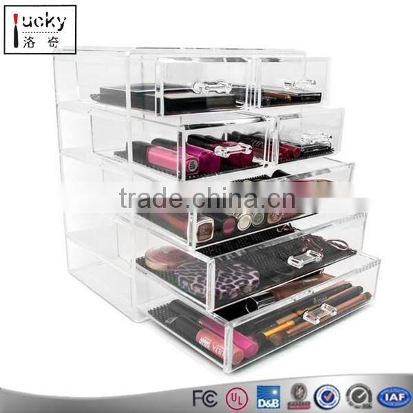Big Mall Retail Used Cosmetic Display Drawer Makeup Organizer