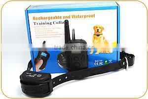 Dog Electric Collar 100 Levels Remote Control Waterproof Training Shock Collar