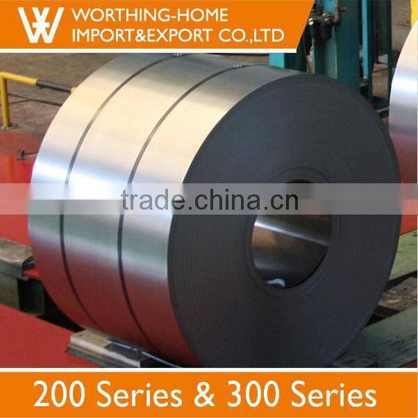 cold rolled ss430 304 stainless steel coil for part fabrication