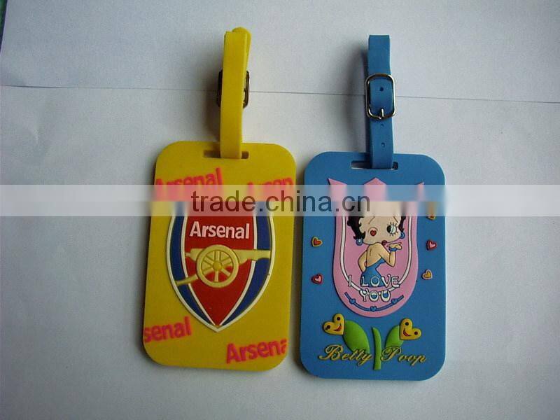 Canada Flag Logo Customized PVC Travel Name Tag