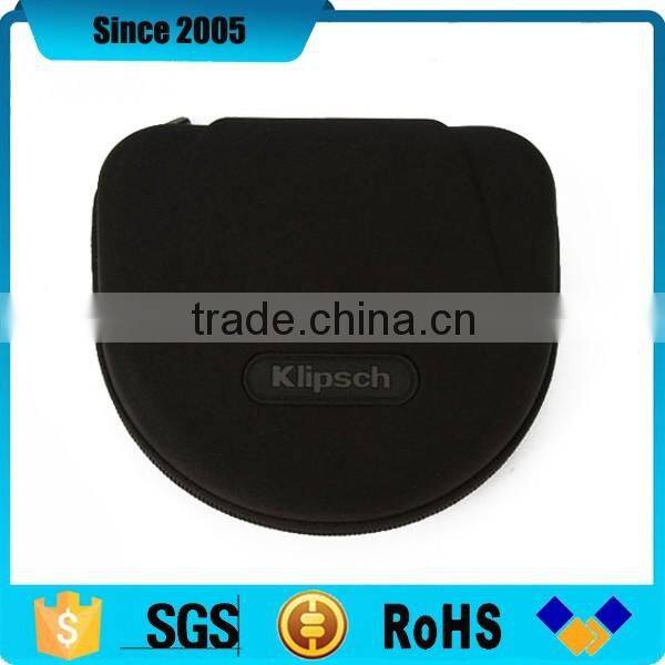 gold supplier eva wireless headphone case with debossed logo