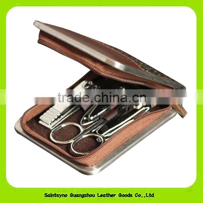 16025 Hot selling makeup tweezers nail art equipment set customized nail shaping tool set