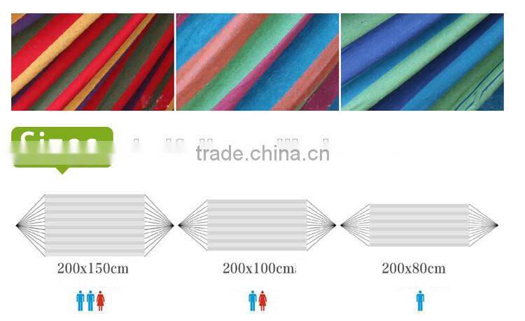 Wholesale Outdoor Camping Adult Canvas Hammock