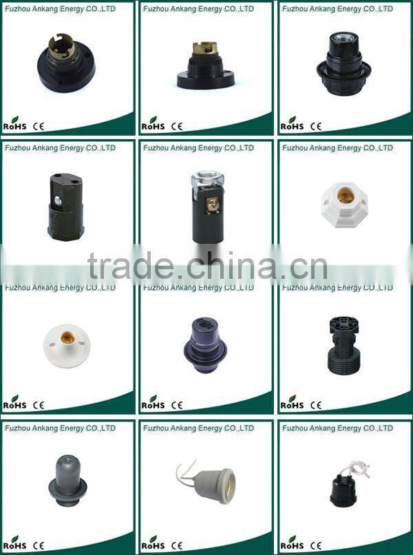 FACTORY BEST SELLING!! Customizable Cheap thermoplastic lamp holder with cable