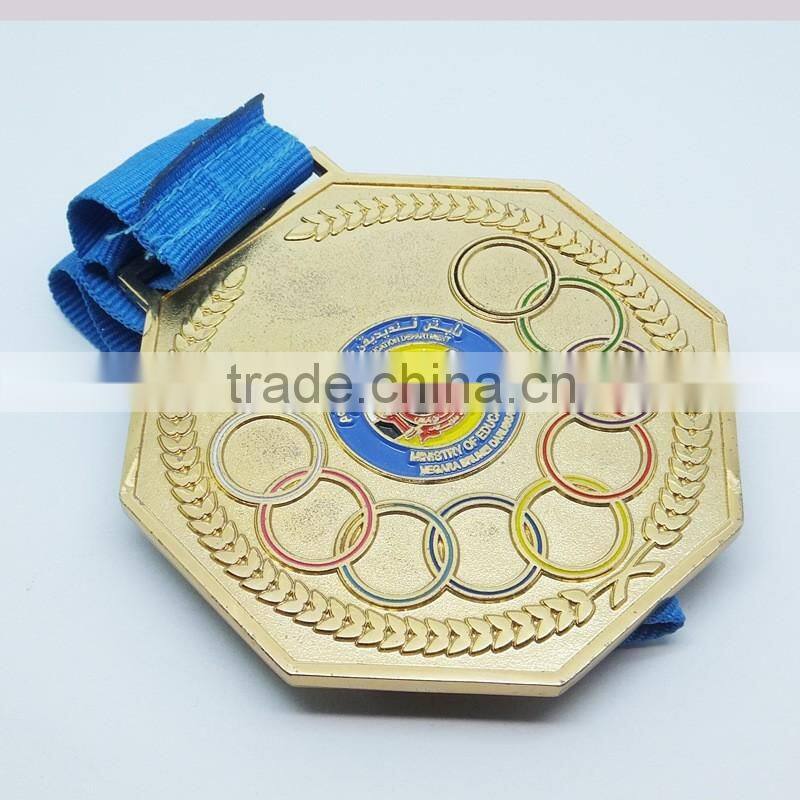 custom metal medal,soft enamel medal,swim sport medal,army coin medal