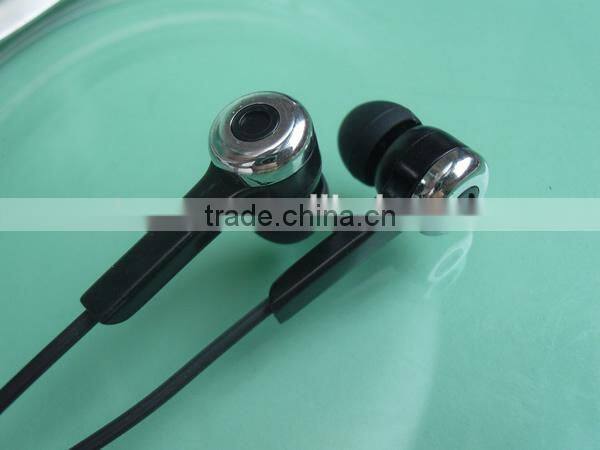 Fashion 3.5m plug OEM ear phones and headphone in-ear with transparent box