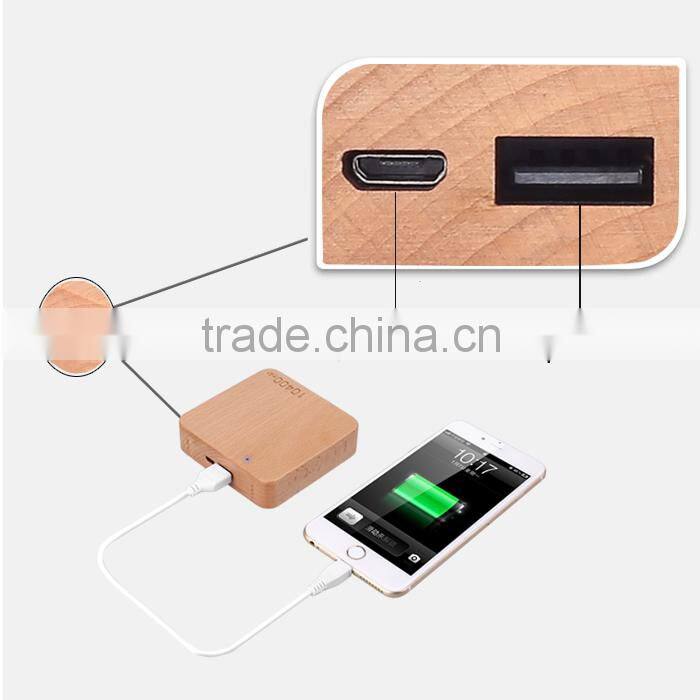 Power Bank Wood 4000, Wooden Charger Factory, Wood Power Bank