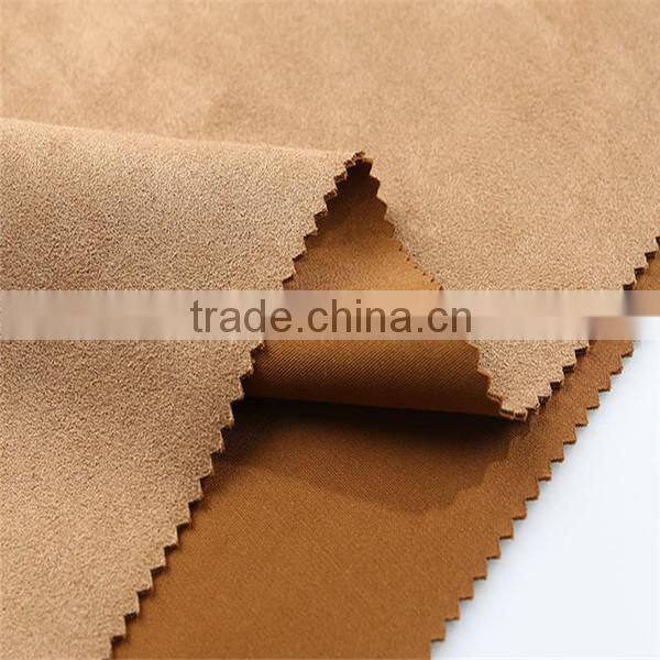 2015 New arrival Custom Attractive double layer suede fabric