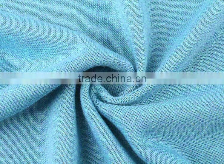Shaoxing textile manufacturer Garment making use Elastane stretch terry fabric forclothing