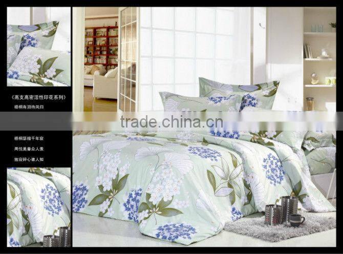 100% polyester fabricbedsheet set,80gsm microfiber ,manufacturer,nantong factory