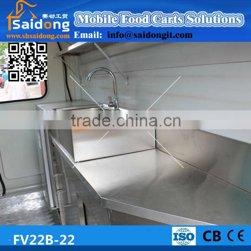 Mobile lunch Truck cart and Lunch truck Van /Commercial Food truck