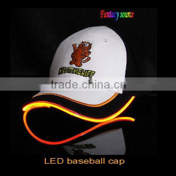 Promotinal Sports Led Baseball Cap/Led Flashing Baseball Cap/Led Light Baseball Cap For Party