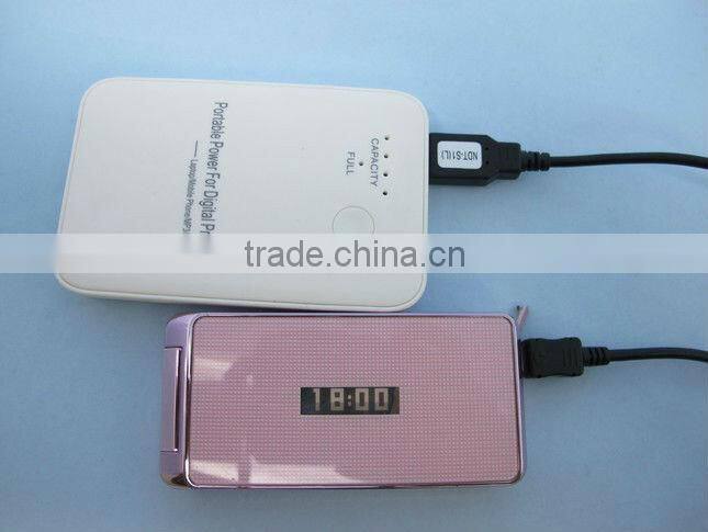Portable chargers Power Bank 5000mAh for Digital products 5000 mAh Power Bank,5000mAh USB Batteries Charger