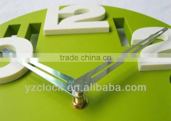 Plastic Round 3D Wall Clock